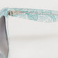 Dolce & Gabbana DG4190 Blue Lace Acetate Rectangle Shades Sunglasses