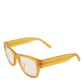 Dolce & Gabbana Yellow Acetate Eccentric Sartorial Sunglasses