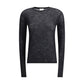 Saint Laurent Black Cashmere Long Sleeve T-Shirt