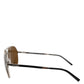 Dolce & Gabbana DG2106K Silver Frame Aviator Shades Eyewear Sunglasses