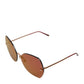 Dolce & Gabbana Lucia Gold Metal Cat Eye Red Lenses Sunglasses