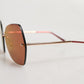 Dolce & Gabbana Lucia Gold Metal Cat Eye Red Lenses Sunglasses