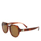 Dolce & Gabbana DG4313F Brown Tortoiseshell Pilot Frame Shades Sunglasses