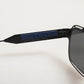 Dolce & Gabbana Black Metal Pilot Frame Shades Eyewear Sunglasses