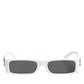 Dolce & Gabbana White Frame Re-Edition Shades Eyewear Sunglasses
