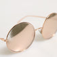 Dolce & Gabbana DG2215K Gold Metal Round Shades Eyewear Sunglasses