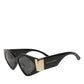 Dolce & Gabbana DG4396 Gray Gradient Black Irregular Frame Sunglasses