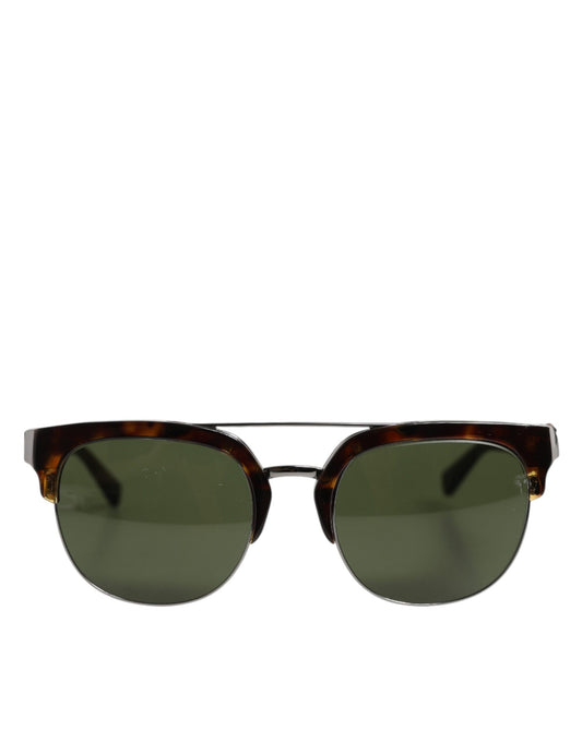 Dolce & Gabbana DG4317F Brown Tortoiseshell Pilot Frame Shades Sunglasses