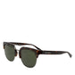 Dolce & Gabbana DG4317F Brown Tortoiseshell Pilot Frame Shades Sunglasses