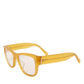 Dolce & Gabbana DG4338F Yellow Acetate Eccentric Sartorial Sunglasses