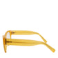 Dolce & Gabbana DG4338F Yellow Acetate Eccentric Sartorial Sunglasses