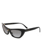 Dolce & Gabbana Black Re-Edition DNA Cat-Eye Frame Sunglasses