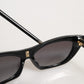 Dolce & Gabbana Black Re-Edition DNA Cat-Eye Frame Sunglasses