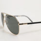 Dolce & Gabbana DG2106K Black Gold Plated Polarized MetalFrame Sunglasses