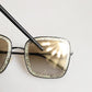 Dolce & Gabbana DG2225 Black Gold Lace Frame Brown Gradient Sunglasses