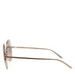 Dolce & Gabbana Rose Gold Plated Round Lenses Shades Eyewear Sunglasses