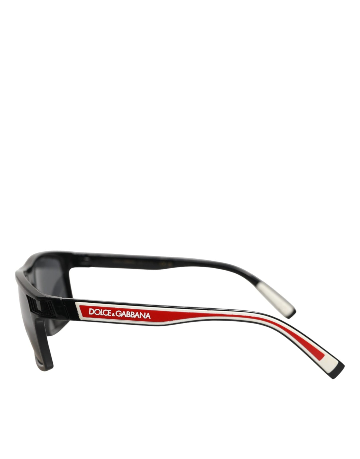 Dolce & Gabbana DG6160 Square Black Polyamide Sport Logo Sunglasses