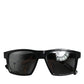 Dolce & Gabbana DG6160 Square Black Polyamide Sport Logo Sunglasses