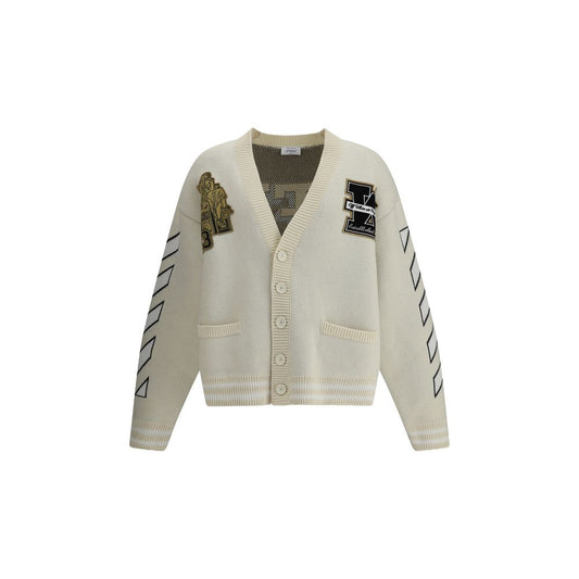 Off-White Cream Cotton Cardigan
