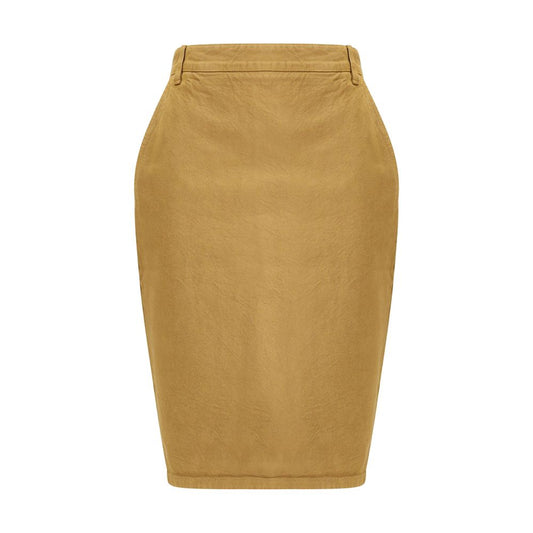 Saint Laurent Beige Denim Skirt