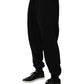 Dolce & Gabbana Black DG Logo Cotton Jogger Sweatpants Pants