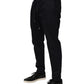Dolce & Gabbana Black Mid Waist Drawstring Men Jogger Pants