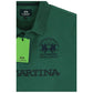 La Martina Green Cotton Polo Shirt Mens T-Shirt