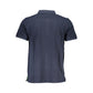 Gianmarco Venturi Blue Cotton Polo Shirt Mens T-Shirt
