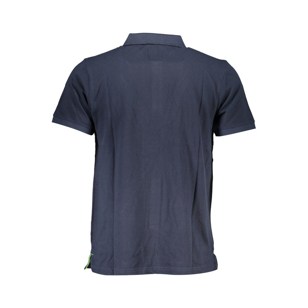 Gianmarco Venturi Blue Cotton Polo Shirt Mens T-Shirt