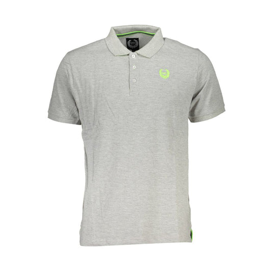 Gianmarco Venturi Gray Cotton Polo Shirt Mens T-Shirt