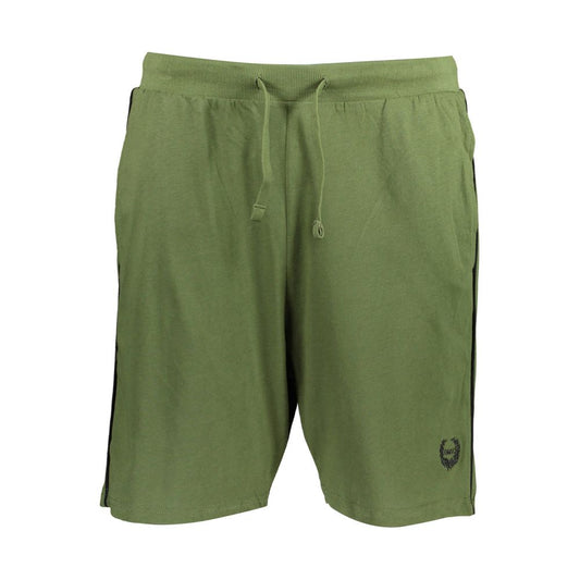 Gianmarco Venturi Verde Cotton Men's Sweatpant Mens Shorts