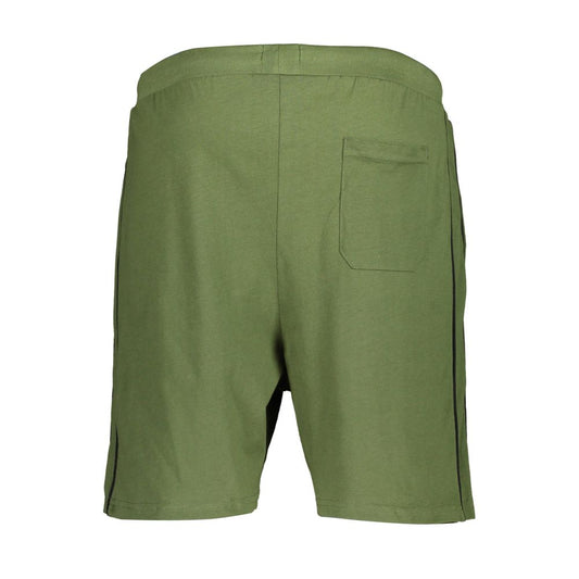 Gianmarco Venturi Verde Cotton Men's Sweatpant Mens Shorts