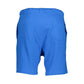 Gianmarco Venturi Blue Cotton Men's Sport Short Mens Shorts
