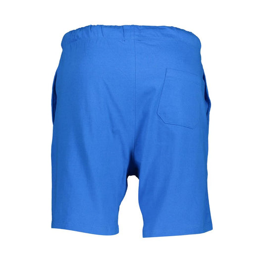 Gianmarco Venturi Blue Cotton Men's Sport Short Mens Shorts