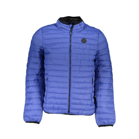 Gianmarco Venturi Blue Polyamide Jackets & Coat Mens Jacket
