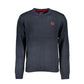 Gianmarco Venturi Blue Cotton Men's Sweater