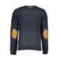 Gianmarco Venturi Blue Cotton Men's Sweater
