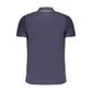 Gianmarco Venturi Blue Cotton Polo Shirt