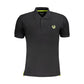 Gianmarco Venturi Black Cotton Polo Shirt