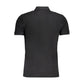 Gianmarco Venturi Black Cotton Polo Shirt