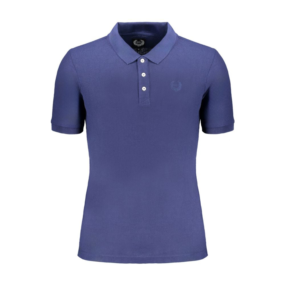 Gianmarco Venturi Blue Cotton Polo Shirt Mens T-Shirt