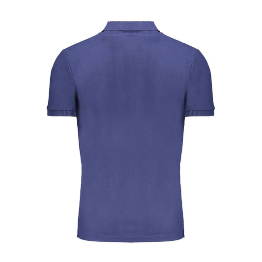Gianmarco Venturi Blue Cotton Polo Shirt Mens T-Shirt