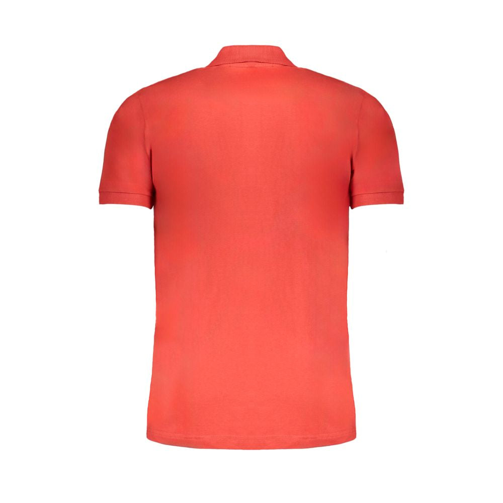Gianmarco Venturi Red Cotton Polo Shirt Mens T-Shirt