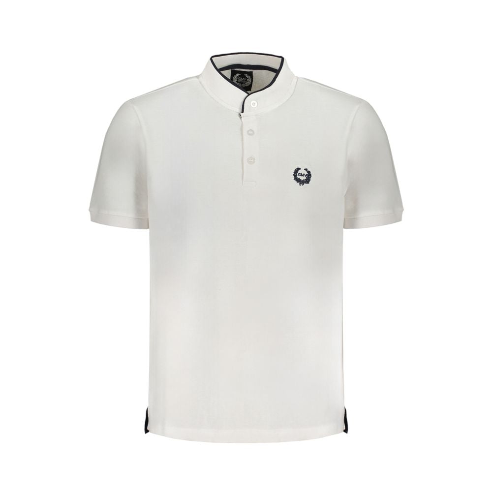 Gianmarco Venturi White Cotton Polo Shirt Mens T-Shirt