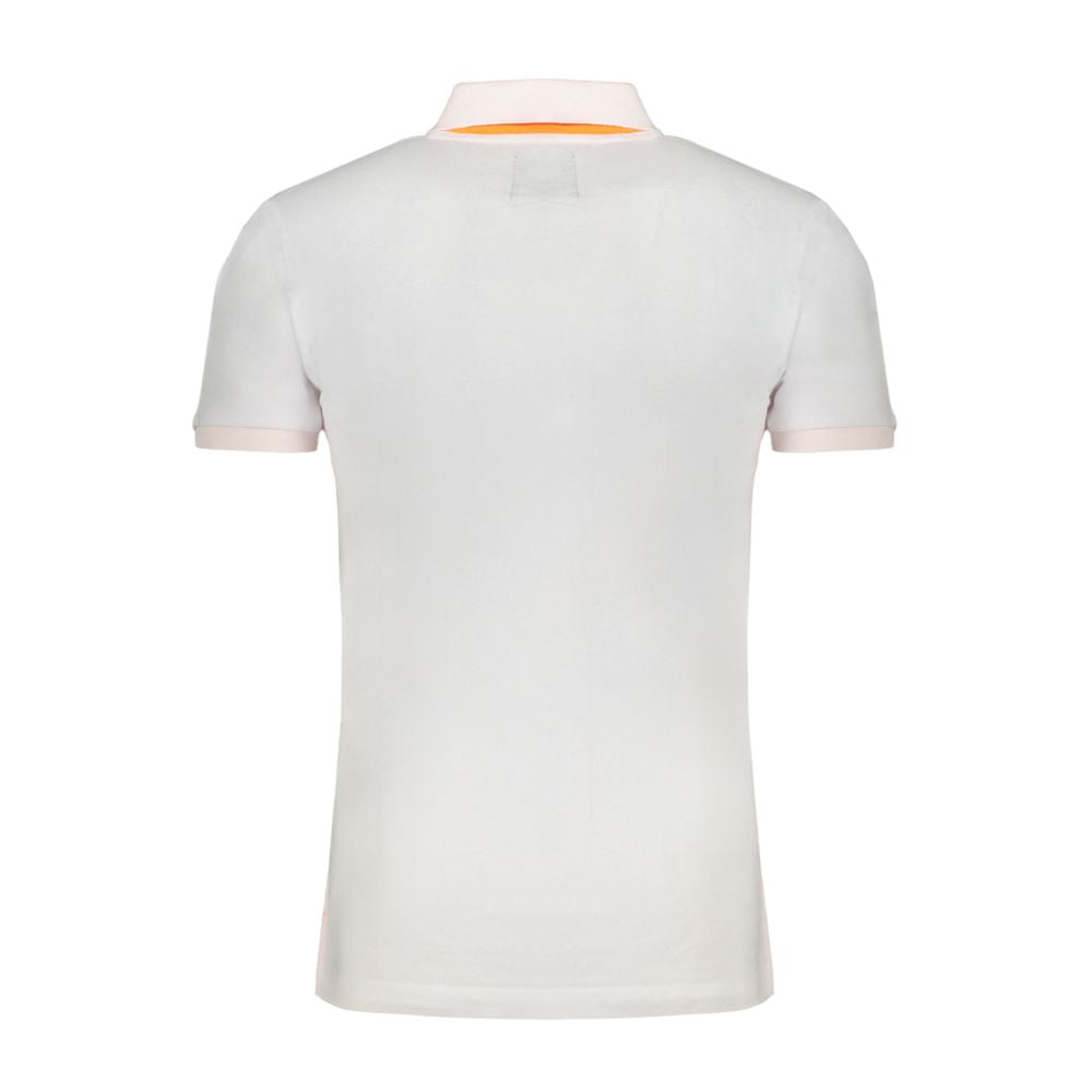 Gianmarco Venturi White Cotton Polo Shirt Mens T-Shirt