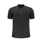 Gianmarco Venturi Black Cotton Polo Shirt Mens T-Shirt