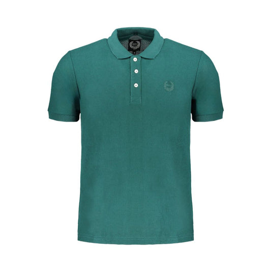 Gianmarco Venturi Green Cotton Polo Shirt Mens T-Shirt
