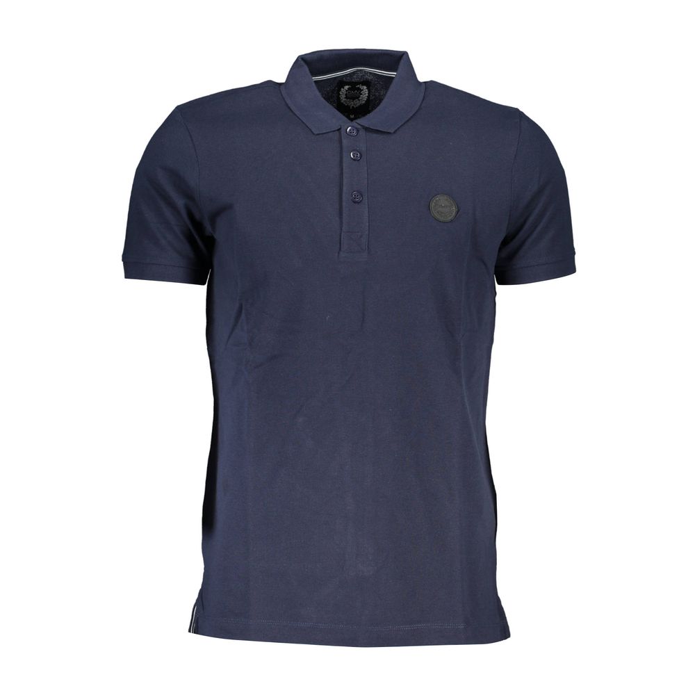 Gianmarco Venturi Blue Cotton Polo Shirt Mens T-Shirt
