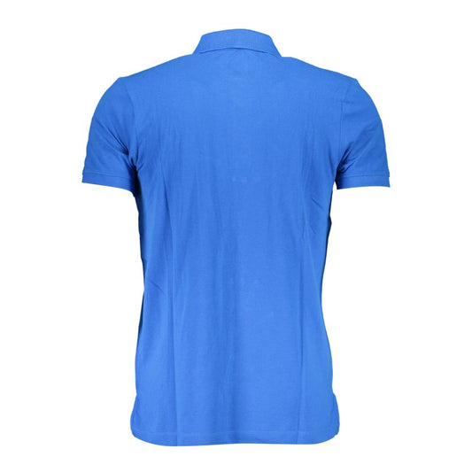 Gianmarco Venturi Blue Cotton Polo Shirt Mens T-Shirt