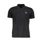 Gianmarco Venturi Black Cotton Polo Shirt Mens T-Shirt